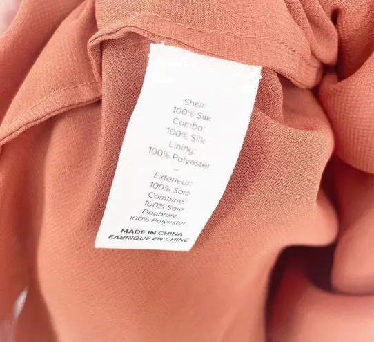 Cinq à Sept Cinq a Sept Lotus Halter Neck Peplum Silk Top Sleeveless Blush Pink Women's S