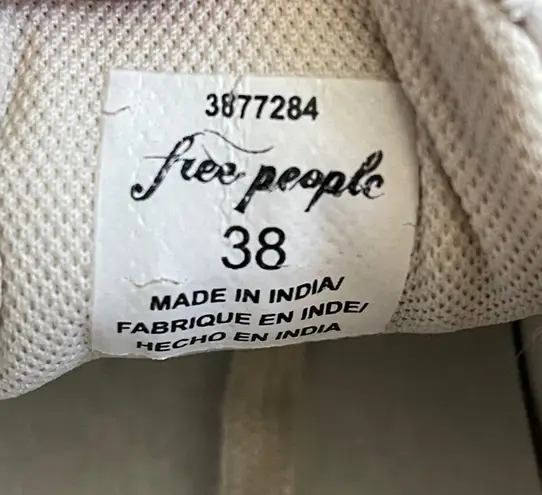 Free People Let's Wander Washed Sneaker NWT