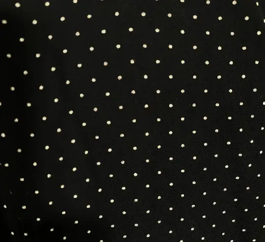 Vintage Isabel Ardee Women's 10 Sleeveless Polka Dot Evening Maxi Dress Black