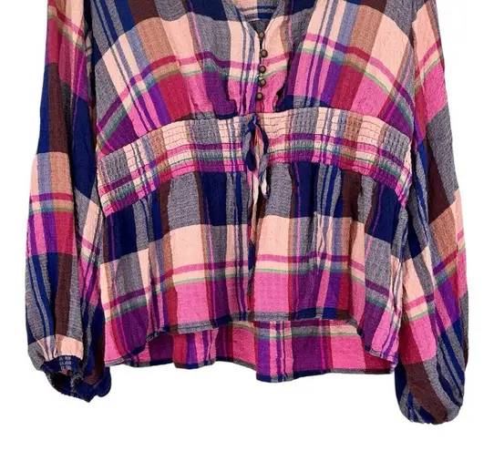 Anthropologie Pilcro Plaid Deep