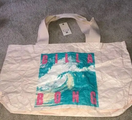 Billabong Reusable Tote Shopper Beach Bag NWT