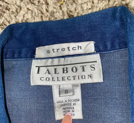 Talbots Jean Jacket 