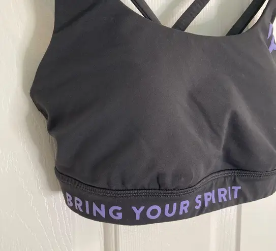 Lululemon  Athletica charcoal grey sports bra, inner tags, size 4, collab, active