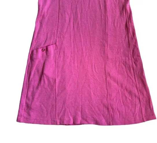 Horny Toad Tomboy Flexcel Shift V-Neck Pink Tank Dress Size Small