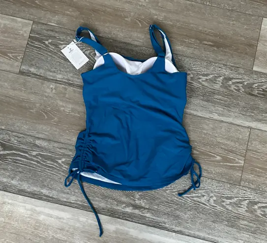 NWT B2PRITY Swimwear Sz M Beautiful Tankini Top In Real Blue Size M