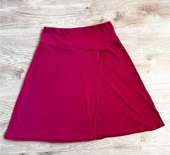 Patagonia  Vitaliti Faux Wrap Maroon Skirt Size Small