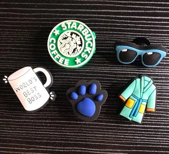 Starbucks & Best Boss Themed Croc Charms *Bundle 3 Save 20%*