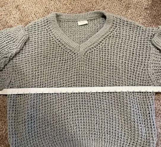 Allie Rose Olive Green Slouchy Sweater