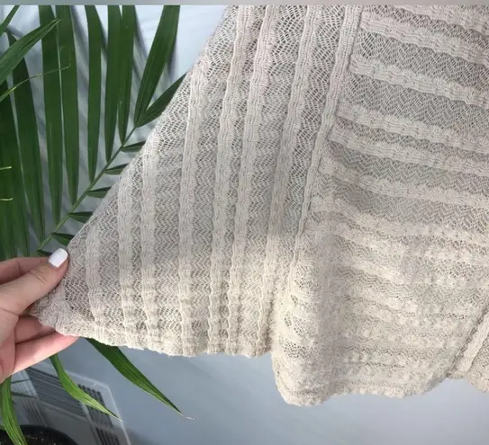 Staring At Stars | Striped Crochet Sheer Tank Top