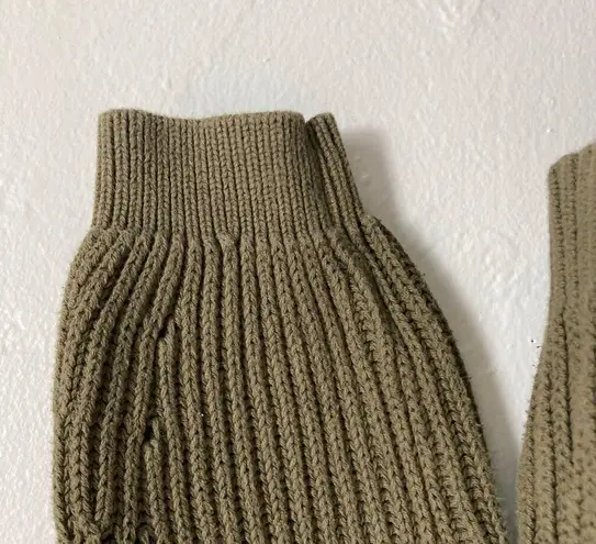 Object Cool Creative Conscious Green Knit Crew Neck Long Sleeve Pullover Sweater Size XL