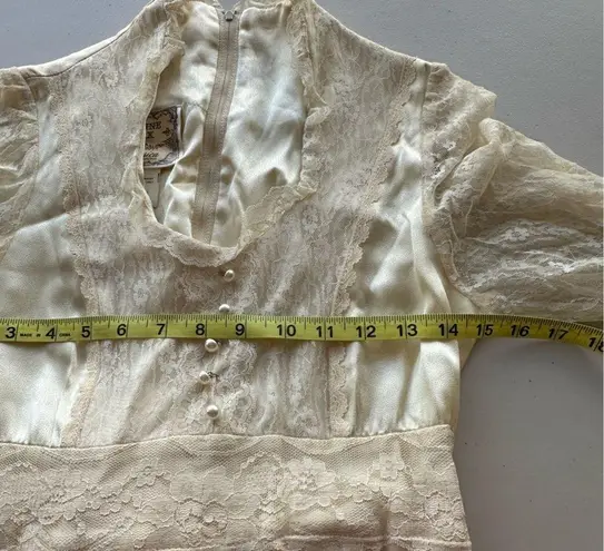 Gunne Sax Vintage Satin Wedding Dress