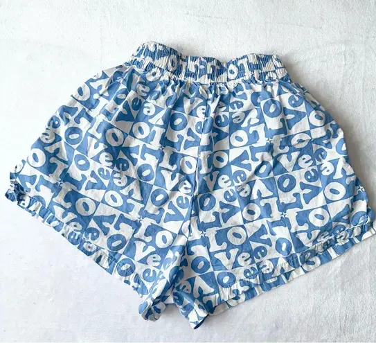 Motel Rocks  Lala Short in Love Checker Blue thumbnail 4