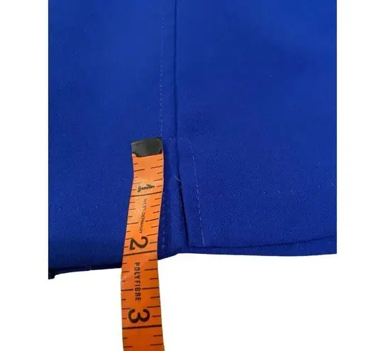 Button Detail Tank Top Spaghetti Straps Formal Office Business Sexy Blue Size L