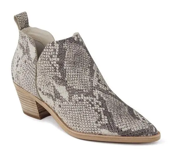 Dolce Vita Women's Sonni Snakeskin Ankle Bootie size 8 Gray