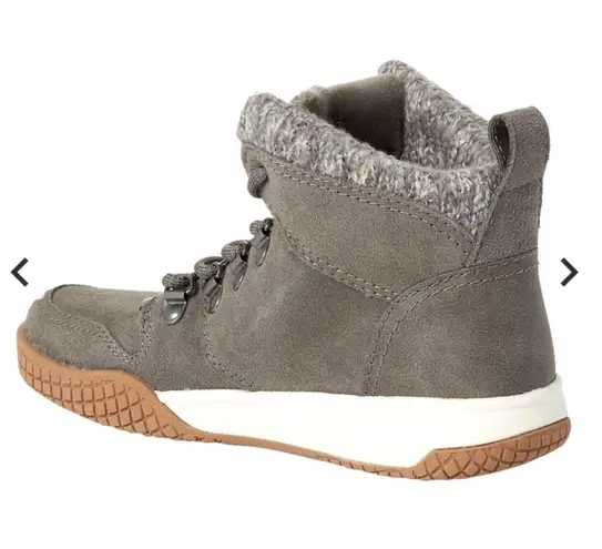 Sporto Women's Abby Leather/Suede Sneaker Boot Gray 11W