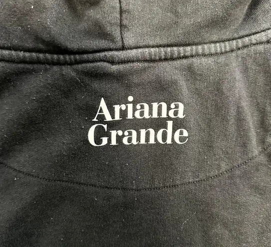 Ariana Grande 7 Rings Black Hooded Sweatshirt Long Sleeve XXL Plus Size