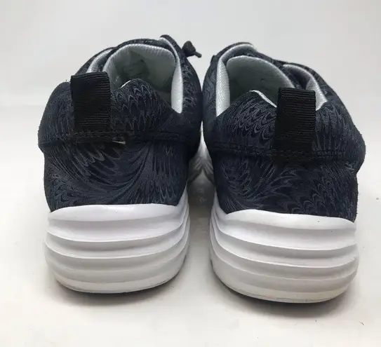 Align Velocity Black Swirl Leather Nurse Healthcare nonslip sneakers shoes 9.5 W