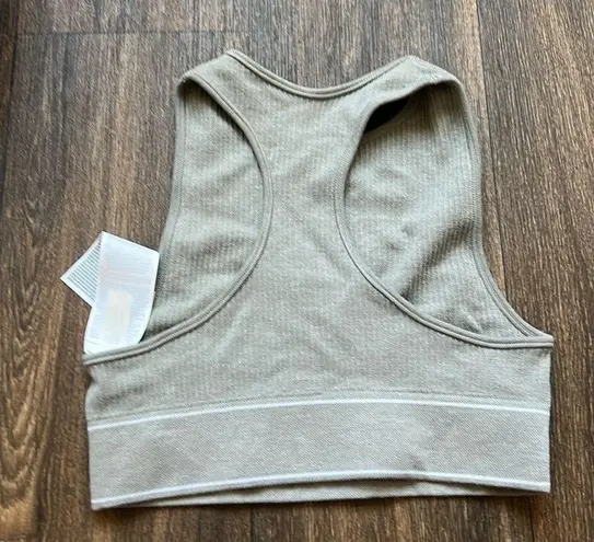 Ralph Lauren Polo Seamless Heather Gray Sports Bra