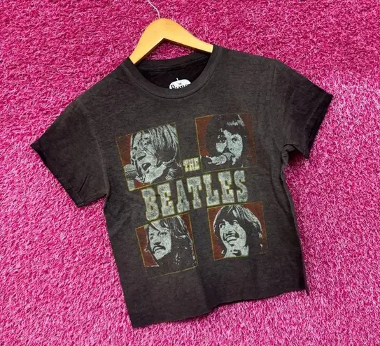 The Beatles Let It Be Album Art Rock Band Crop Top Small