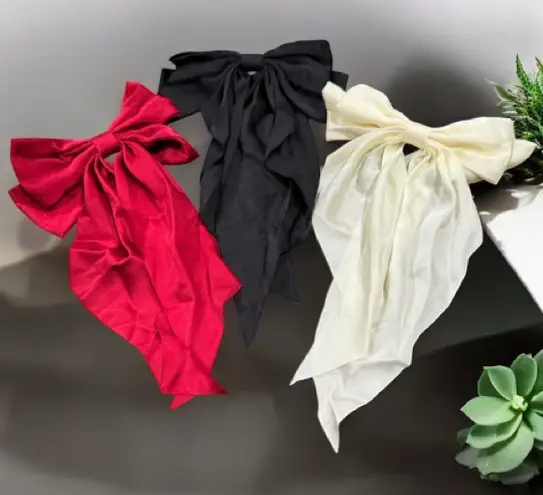Elegant Women's Bow Hair Clips
