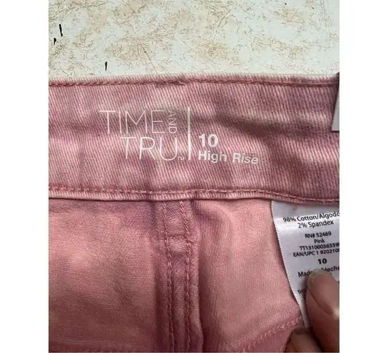 Time & Tru  Relaxed Fit High Rise shorts Sz 10 NWT