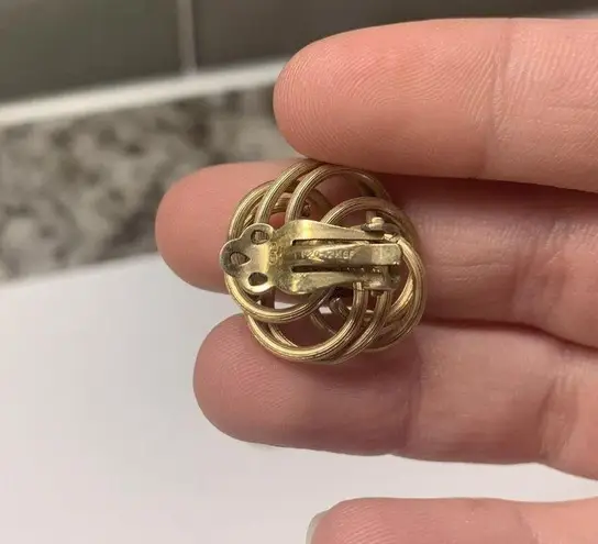 GF Binder Brothers Signed BB Vintage Costume Earrings Clip On 1-20 12K