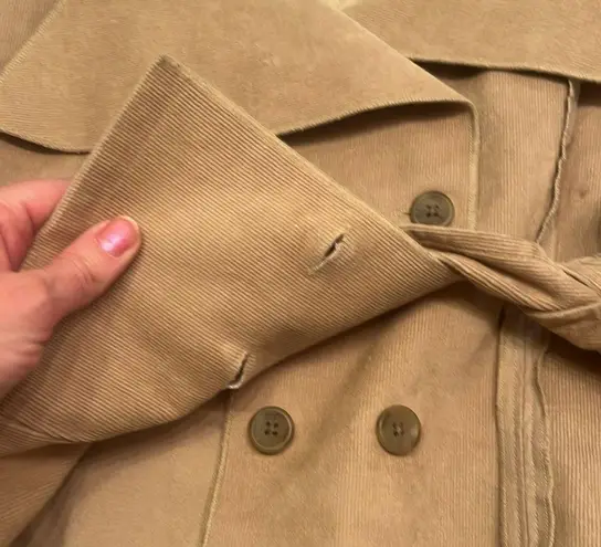 Making the Cut Deconstructed Strapless Corset halter Top size Medium corduroy