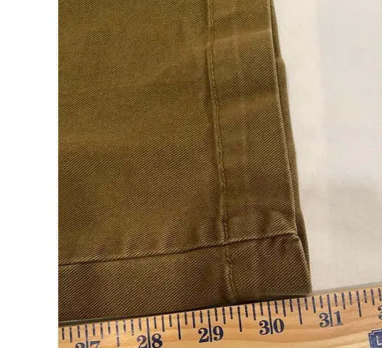 Unpublished Parker Super High Waist Straight Leg Pants Green Women's Size 31