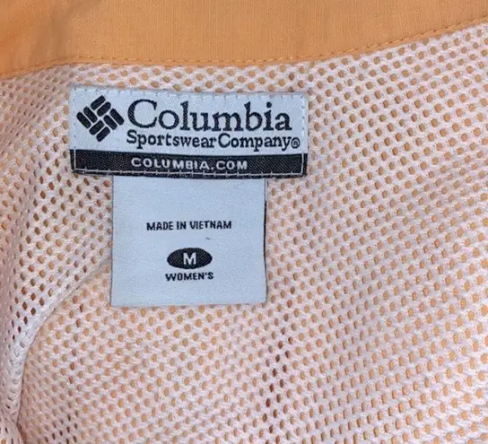 Columbia  women’s orange outdoor shirt size medium