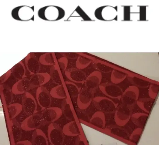 Coach Logo Scarf