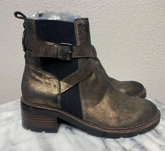 Donald Pliner Savvy Metallic Booties