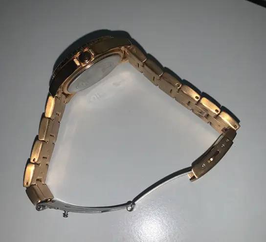 Guess Gold Watch W/ Diamonds Surrounding