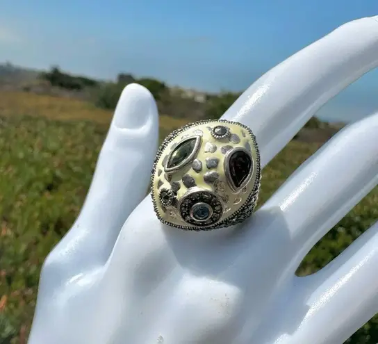 Chi by Falchi Sterling Silver Yellow Enamel Multi