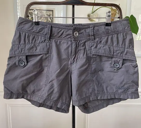 Marmot Dark Grey Flat Front Shorts 5” Inseam 8 M