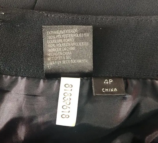 Tahari Womens Skirt 4P Office Siren Workwear Career Business Party Event Evening Black