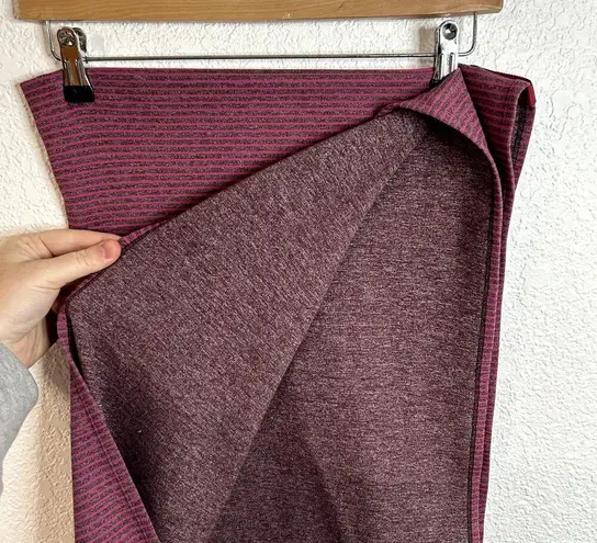 Lululemon  Vinyasa Scarf *Rulu Hyper Stripe Heathered Bordeaux Drama Bumble Berry