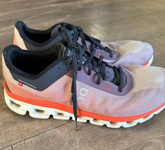 on cloud ON Cloudflow Running Shoes Men US 12.5 UK 12 EU 47.5 JP 30.5 Pink Orange
