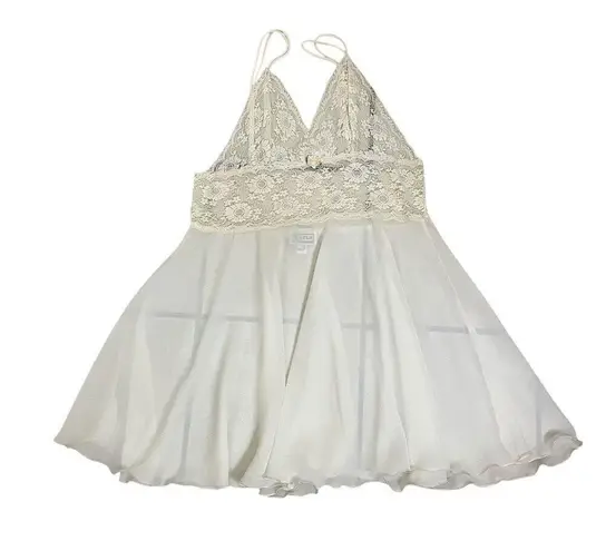 Vintage Kayla lace feminine babydoll honeymoon lingerie Size XL