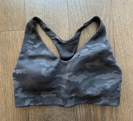 Lululemon black camo sports bra