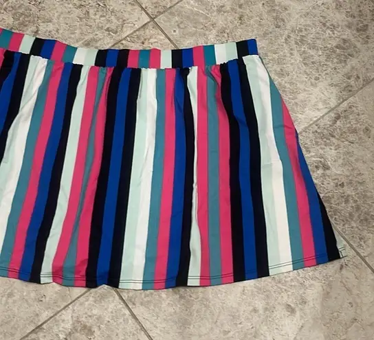 Cacique  Swim Striped Swim Skirt Bottom