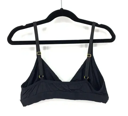 Commando  Bra Women's Size S Triangle Bralette Adjustable Straps Black