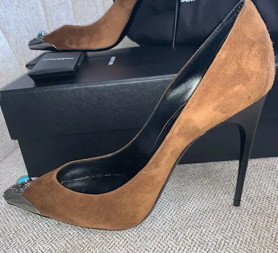 Saint Laurent  Suede Heels