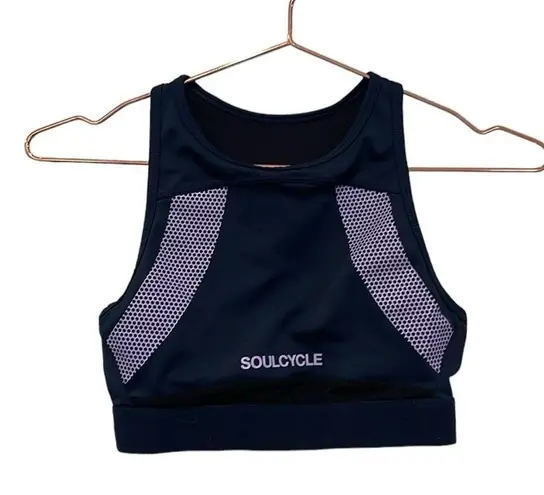 SoulCycle  purple sports bra. Lilybod & Soulscycle collaboration. Size XS