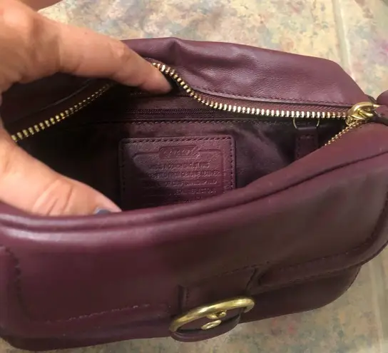 Coach [] plum crossbody bag purse