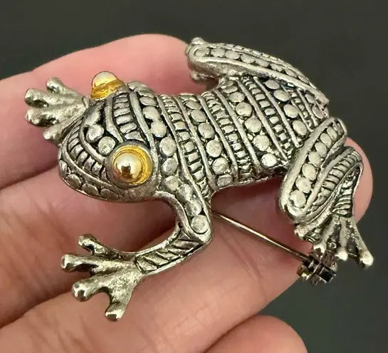 Vintage Unsigned Textured Silver