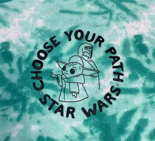 Star Wars Mandalorian Choose Your Own Path Baby Yoda Grogu Tee Size M