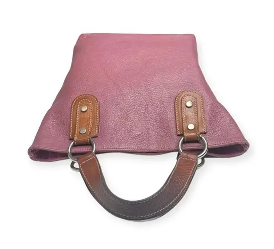 Vintage: Maurizio Taiuti 𖦹 Top Handle Mini Bag Handbag 𖦹 Pink Leather 𖦹 Italy 𖦹