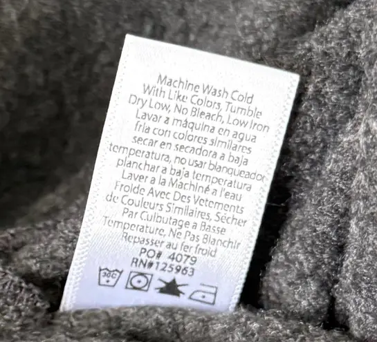 Beyond Yoga Women’s Longline Open Front Cardigan Sweater Dark Grey Size XS