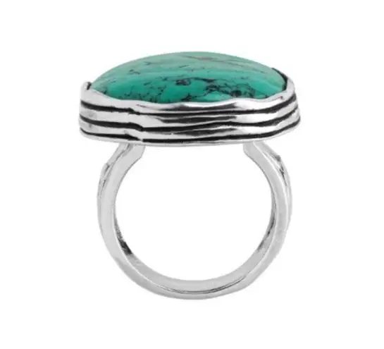 Silpada Turquoise Sterling Silver 925 Ring Size 8