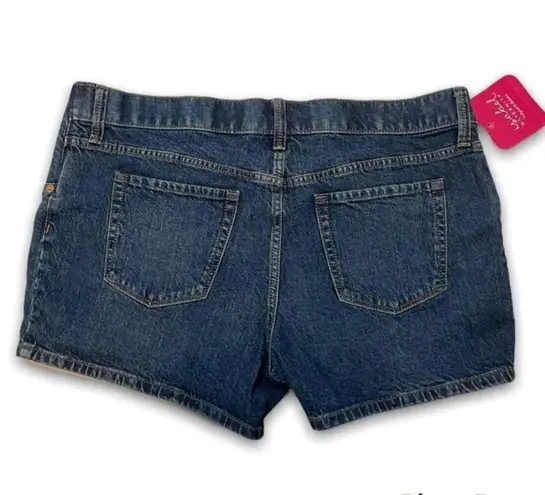 Isabel Maternity NWT Under Belly Blue Jean Shorts Stretch Medium Wash Denim New